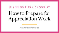 Preparation for Teacher and Staff Appreciation Week