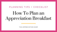 How To Plan a Breakfast