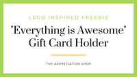 Lego Gift Card Holder