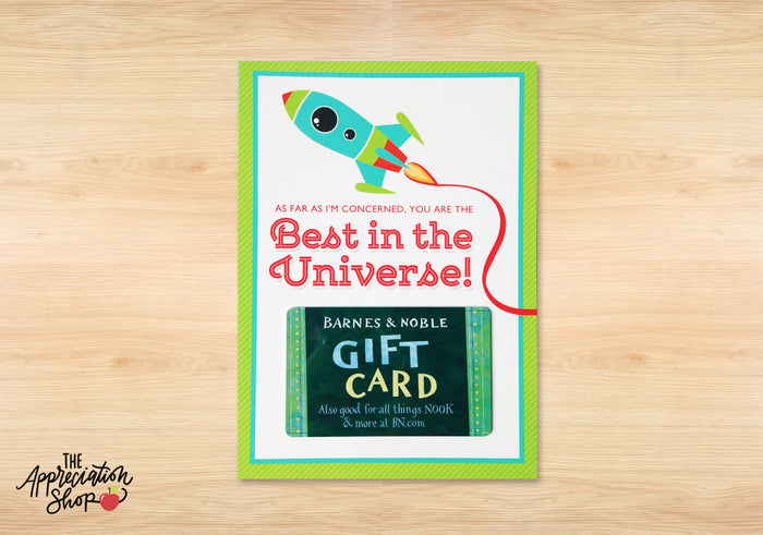 "Best in the Universe" Gift Card Holder - The Appreciation Shop
