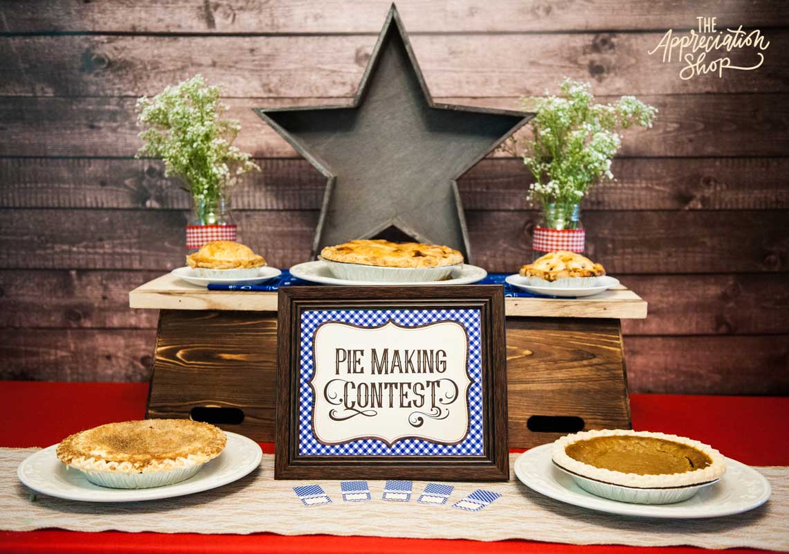 Pie Making Contest Printables - The Appreciation Shop
