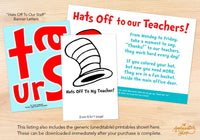 "Hats Off" Coloring Sheet and Poster - The Appreciation Shop