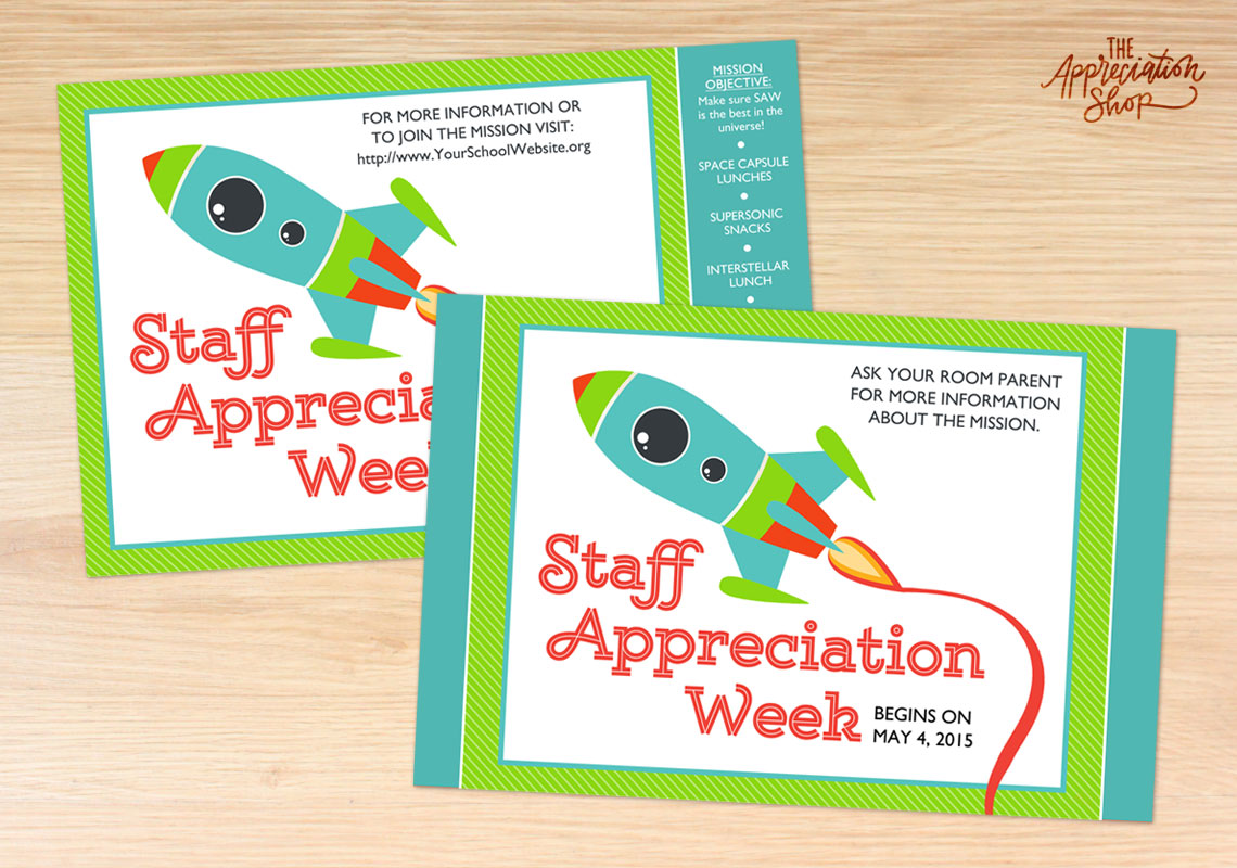 Promotional Posters for Staff Appreciation Week - The Appreciation Shop