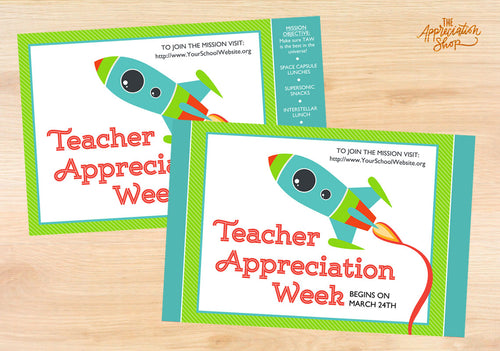 Promotional Posters for Teacher Appreciation Week - The Appreciation Shop