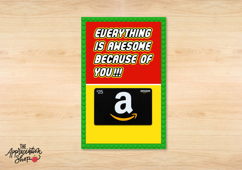 LEGO Inspired Gift Card Holder - The Appreciation Shop