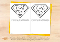 "I Think You Are Super!" Staff Appreciation Coloring Sheet - The Appreciation Shop