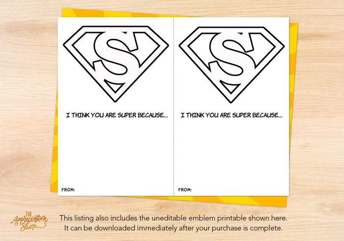 "I Think You Are Super!" Nurse Appreciation Coloring Sheet - The Appreciation Shop
