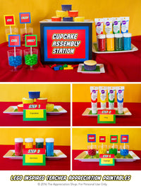 Cupcake Assembly Station Sign + Labels - The Appreciation Shop