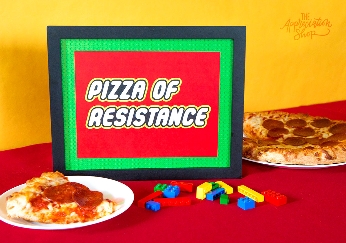 "Pizza of Resistance" Sign + Labels - The Appreciation Shop