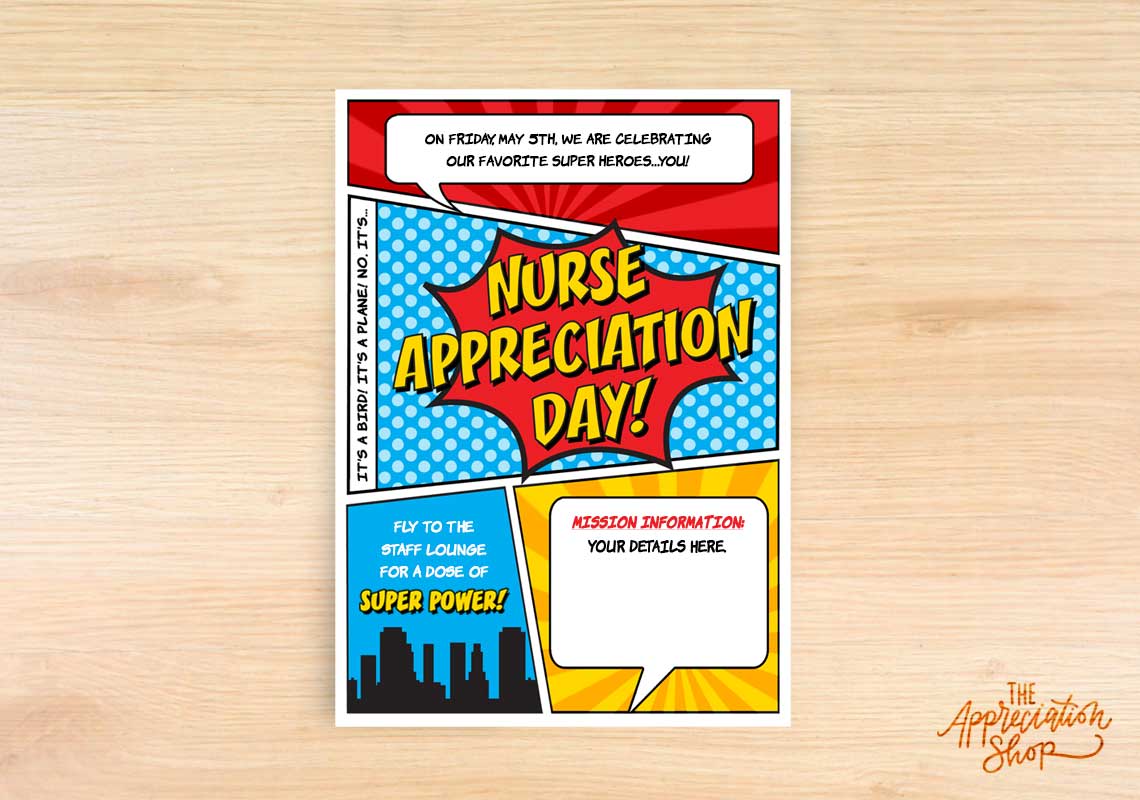 Nurse Appreciation Day Invitation - The Appreciation Shop