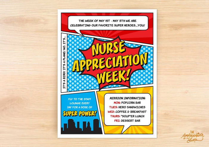 Nurse Appreciation Week Flyer - The Appreciation Shop