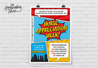 Nurse Appreciation Week Poster - The Appreciation Shop