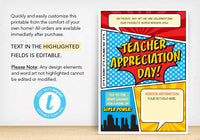 Teacher Appreciation Day Poster - The Appreciation Shop