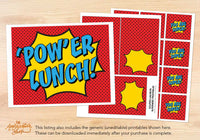 'POW'er Lunch Printables - The Appreciation Shop