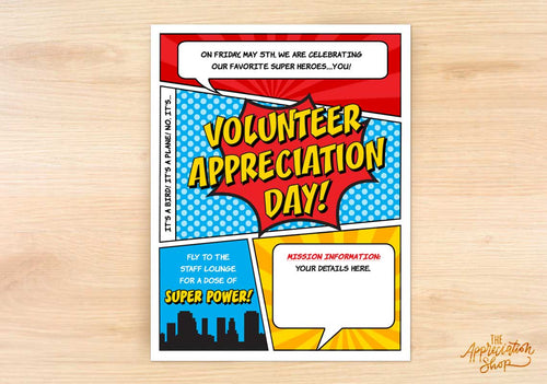 Volunteer Appreciation Day Flyer - The Appreciation Shop