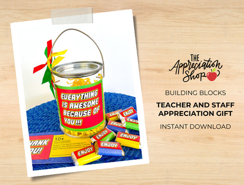 "Everything is Awesome Because of YOU!" Teacher Appreciation Gift - The Appreciation Shop
