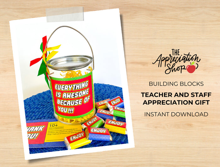"Everything is Awesome Because of YOU!" Teacher Appreciation Gift - The Appreciation Shop