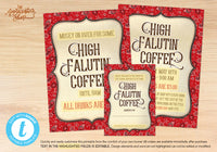 High Falutin' Coffee Printables - The Appreciation Shop