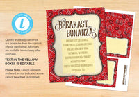 Breakfast Bonanza Printables - The Appreciation Shop