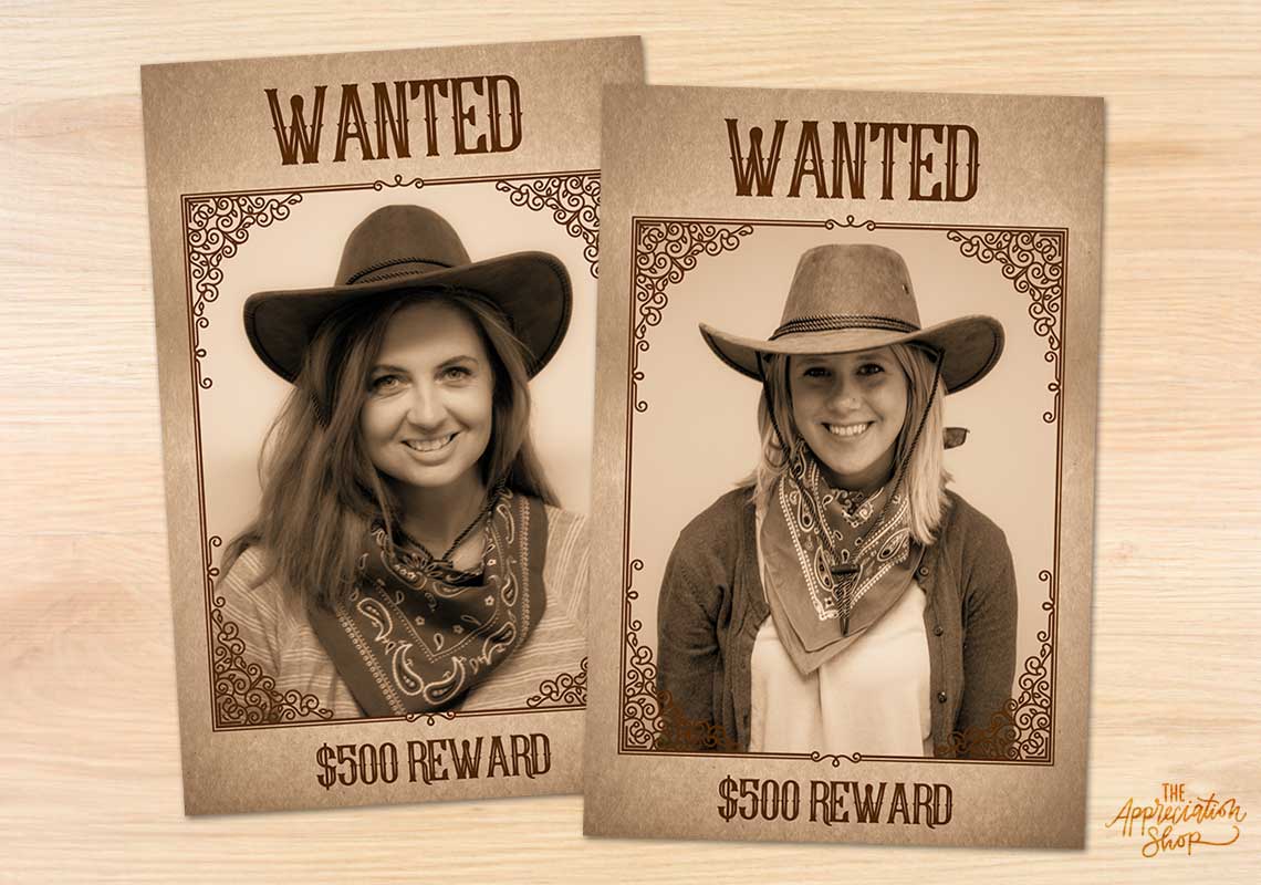 Customizable "Wanted" Poster and Sign - The Appreciation Shop